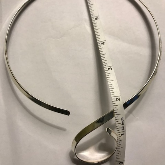 S Curve Choker Collar for Pendants New - Picture 2 of 4